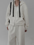 Bev Shearling Hooded Zip-Up