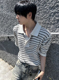 Lewen Striped Collar Knit