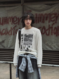 Route Print Overfit Knit