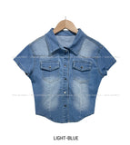 Our Washing Cropped Denim Shirt