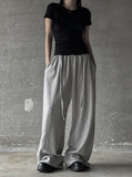 Mer Belt Wide Sweatpants