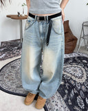 Cien flap pocket curved denim
