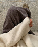 Sannos Flower Pintuck Cotton Pants