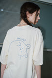 Cutie Bear Embroidery Short Sleeve T-shirt