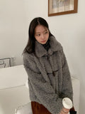 Ferrar Duffle Collar Fur Jacket