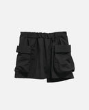 Arc Unbalanced Wrap Skirt
