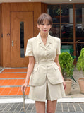 Dial Short Sleeve Jacket