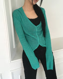 Plate Linen Cardigan