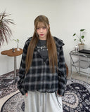 Havelo Check Hooded Jumper