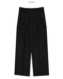 Latz Two-Tuck Banding Wide Slacks
