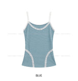 Lulu Striped Lace Sleeveless