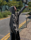 Komap Dirty Over Knit Hoodie
