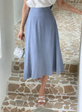 Diane Banding Flared Long Skirt