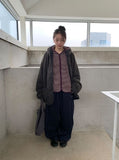 Handal Boucle Half Hood Fur Jacket