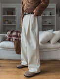 Hazy Cotton Pintuck Pants