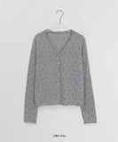Kohiren Dot Knit Cardigan