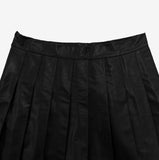 Cannes Leather Tennis Skirt