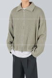Ripple Knit Zipup