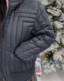 Panel crop duck down lightweight padding