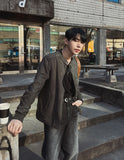 Mir suede racer jacket