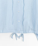 Lilgens Summer See-through Hood Shirt