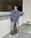 shaggy angora knit