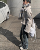 Seopo Siwa Washing Wide Denim Pants