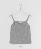 Nahisi Dot Shirring Sleeveless