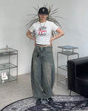 Rataep Wide Balloon Denim Pants