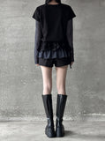 1155 Platform Sole Long Boots (9cm)