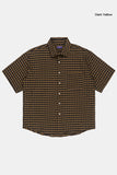Forest check over half shirt