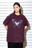 AubeA X-ray Butterfly Pigment T-shirt