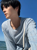 Akubi Summer Sleeve Ribbed Knit