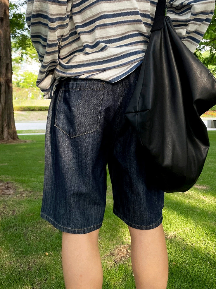 【COSYHARU】Coral denim shorts COSYHARU (コシハル) - コーラルデニムハーフパンツ / Coral