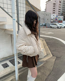 Popping Corduroy Short Padding