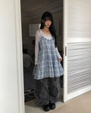 Ara Frill Check Sleeveless One Piece