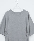 Nikb Overfit Two-Way Button Box Short Sleeve Tee