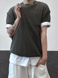 Mesh acrylic half knit