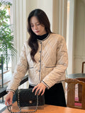 Seo Quilting Color Matching Lightweight Padding Jacket