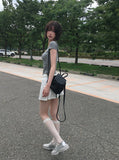 Nose Pocket Training Flare Mini Skirt