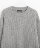 Konho basic lambswool knit -Wool 50
