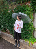 [unisex] Pupons Number Printing Over Short Sleeve Tee