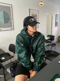 Color coated hooded jacket