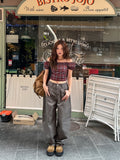 Moko Stud Balloon Wide Cotton Pants