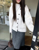 Tuan High Neck Turtleneck Two-Way Ribbed Knit