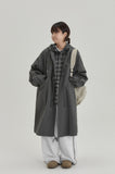 [BAONHAUS] Rubein Over Hood Long Field Jacket