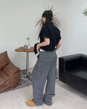 Cardin Washed Strap Cargo Pants
