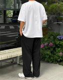 Bead Nylon String Wide Pants