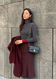 Zeto color matching polar knit