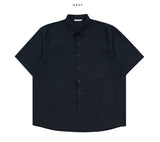 Lett Linen Overfit Short Sleeve Shirt